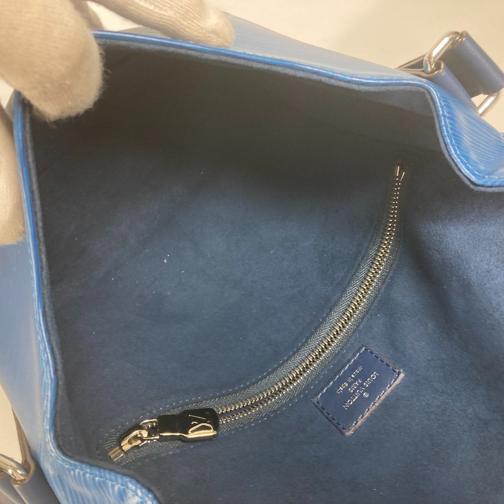 LOUIS VUITTON Shoulder Bag M53407 Epi Leather blue Epi Harrington Messenger mens Used Authentic