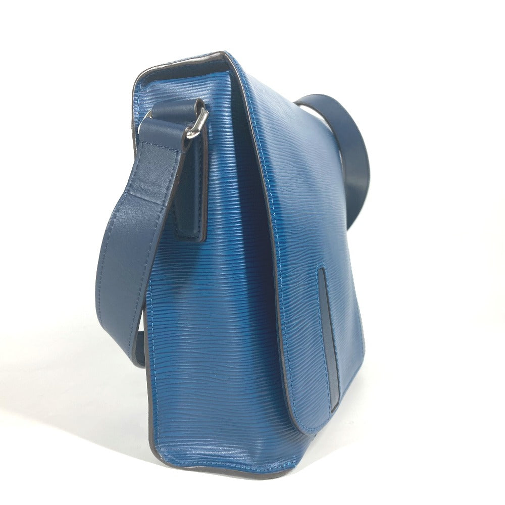 LOUIS VUITTON Shoulder Bag M53407 Epi Leather blue Epi Harrington Messenger mens Used Authentic