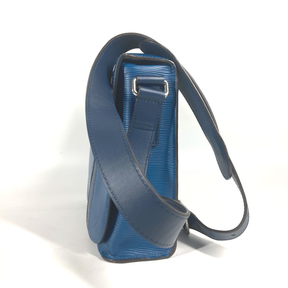 LOUIS VUITTON Shoulder Bag M53407 Epi Leather blue Epi Harrington Messenger mens Used Authentic