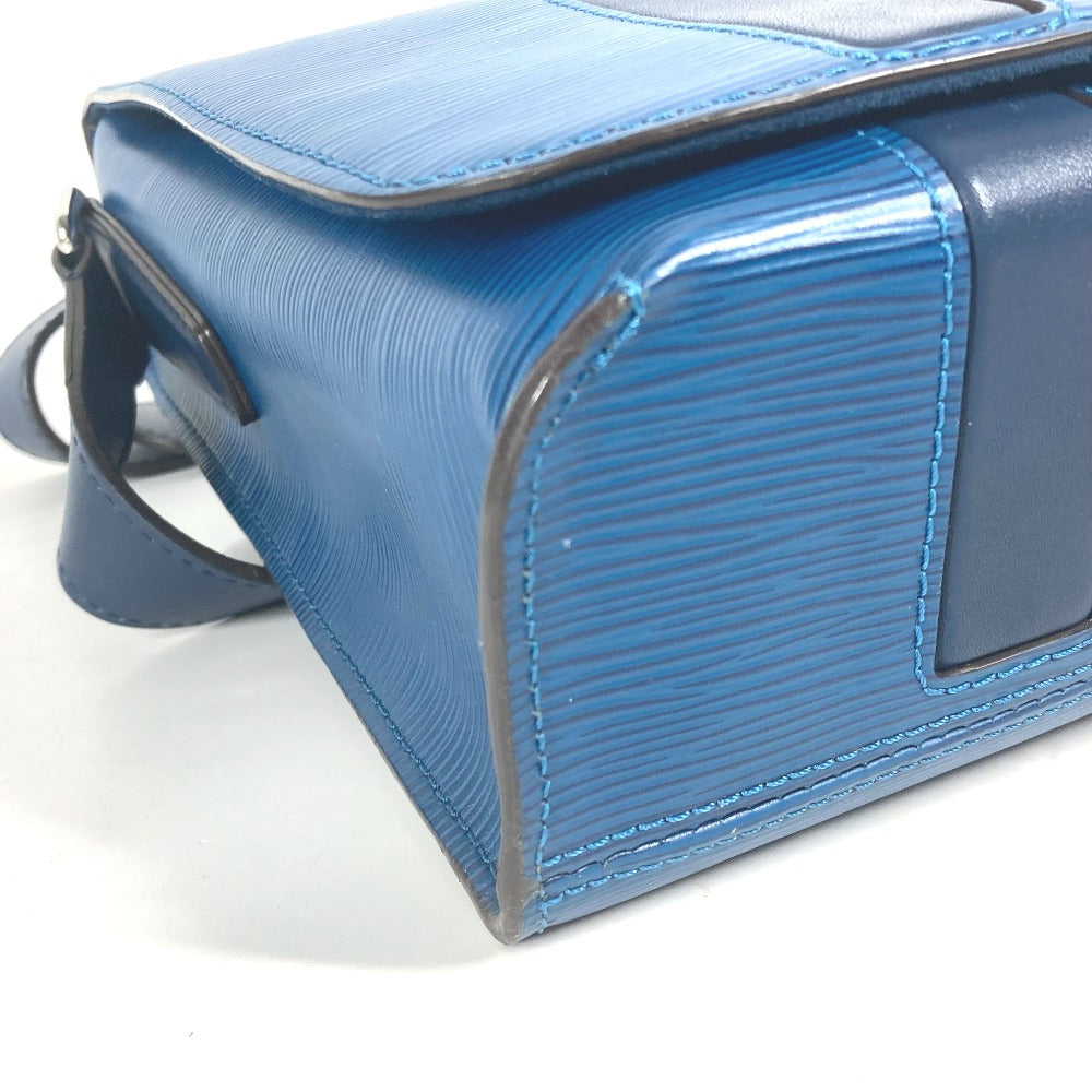 LOUIS VUITTON Shoulder Bag M53407 Epi Leather blue Epi Harrington Messenger mens Used Authentic