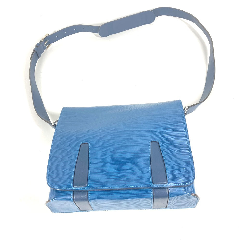 LOUIS VUITTON Shoulder Bag M53407 Epi Leather blue Epi Harrington Messenger mens Used Authentic