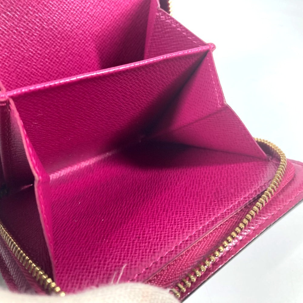LOUIS VUITTON Folded wallet M95188 Monogram canvas pink Monogram Perfo Compact zip