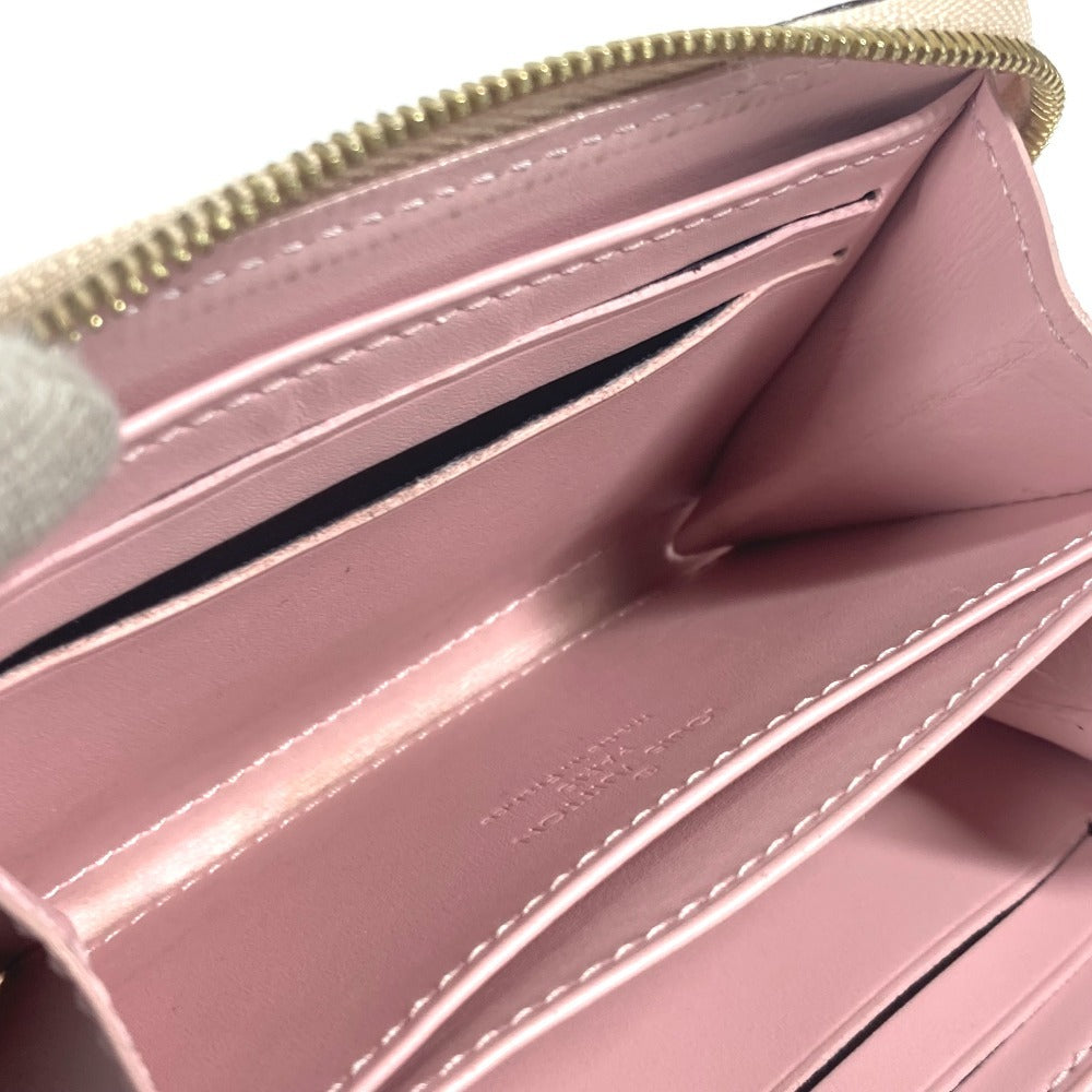 LOUIS VUITTON Coin case M58066 Monogram Vernis beige Monogram Vernis Rayure Zip around purse