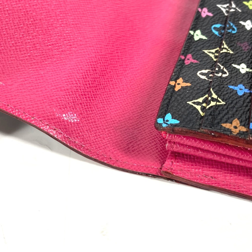 LOUIS VUITTON Long Wallet Purse M60278 Monogram multicolor canvas black Monogram multicolor Portefeuille Sarah Nu
