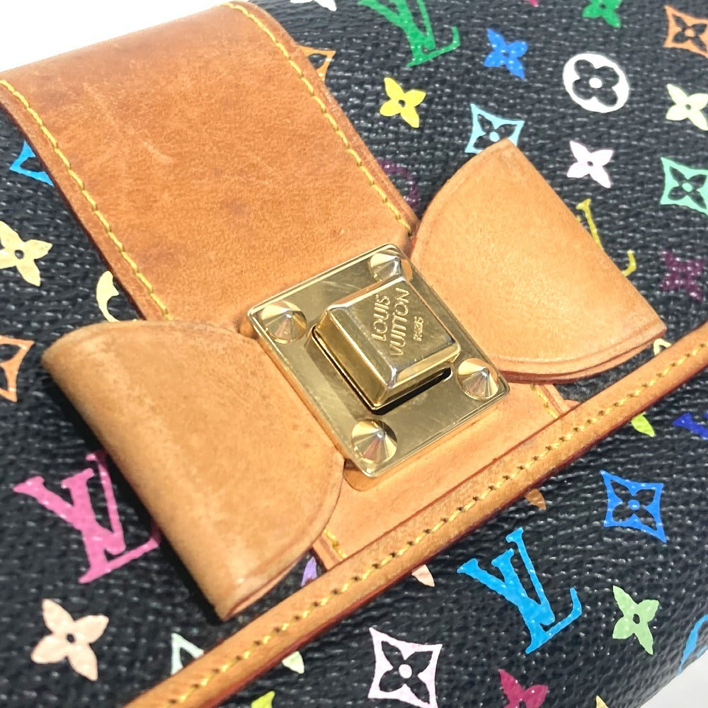 LOUIS VUITTON Long Wallet Purse M60278 Monogram multicolor canvas black Monogram multicolor Portefeuille Sarah Nu