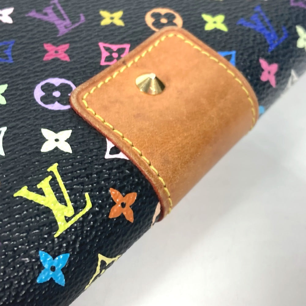 LOUIS VUITTON Long Wallet Purse M60278 Monogram multicolor canvas black Monogram multicolor Portefeuille Sarah Nu