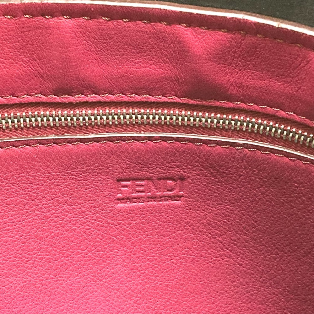 FENDI Tote Bag 8BH262 leather purple By color All-in-one shopping tote