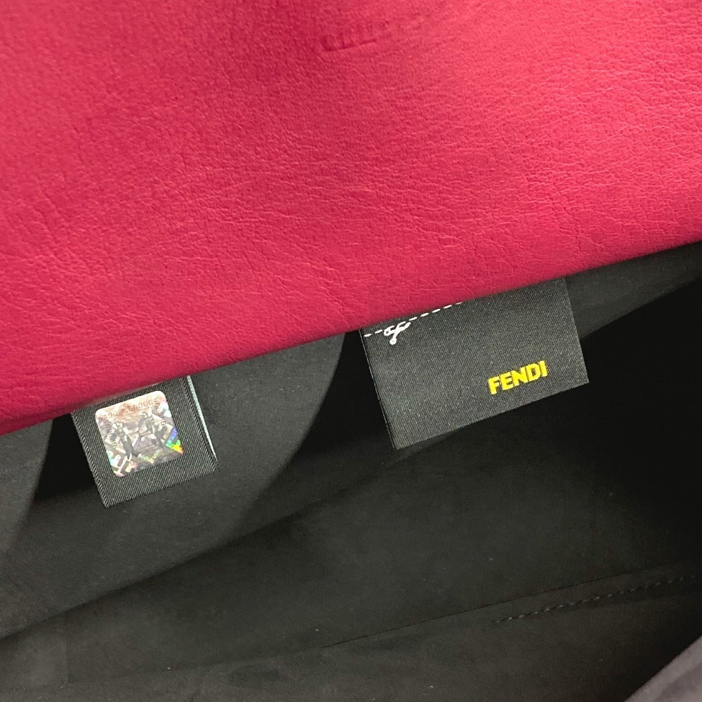 FENDI Tote Bag 8BH262 leather purple By color All-in-one shopping tote
