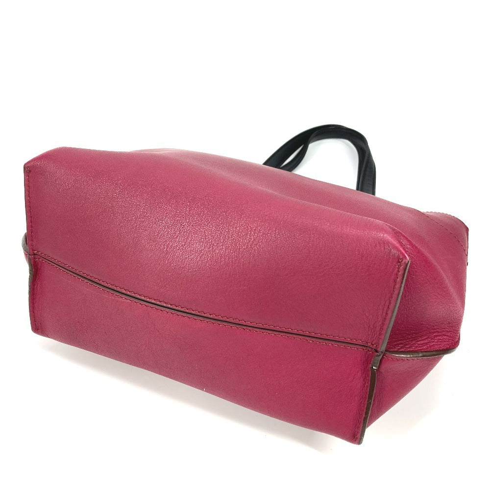 FENDI Tote Bag 8BH262 leather purple By color All-in-one shopping tote
