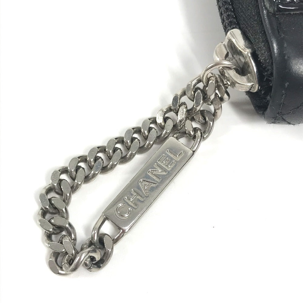 CHANEL Long Wallet Purse A50078 leather black Cambon line CC COCO Mark