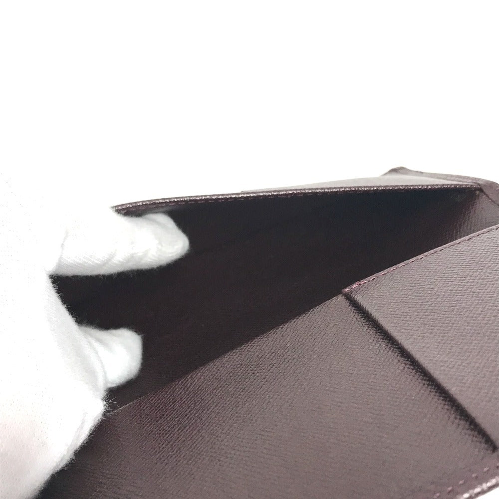 LOUIS VUITTON Long Wallet Purse M30396 Taiga Leather purple Taiga Porto Valur Cult Credit