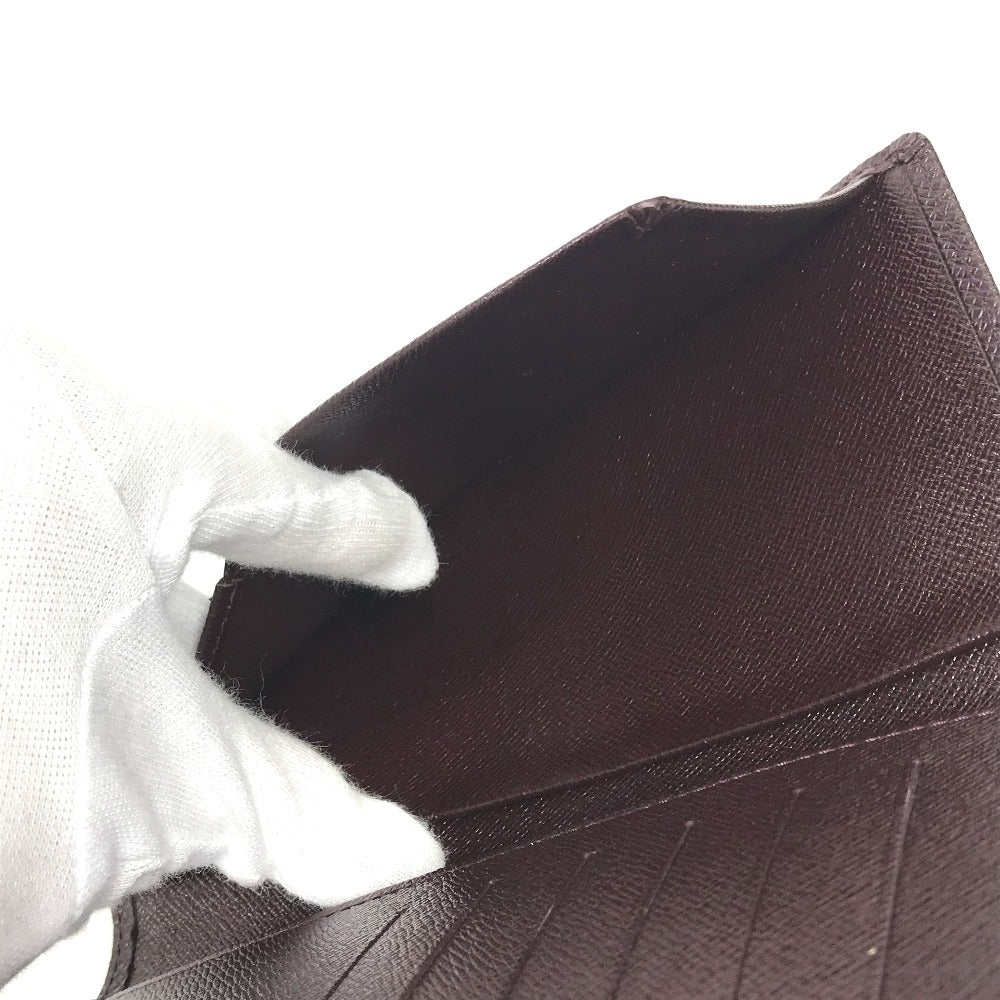 LOUIS VUITTON Long Wallet Purse M30396 Taiga Leather purple Taiga Porto Valur Cult Credit