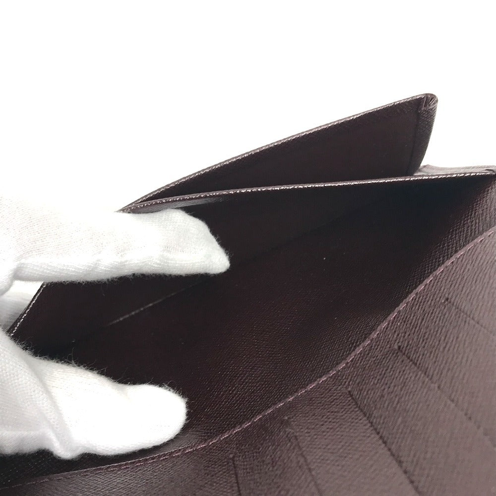 LOUIS VUITTON Long Wallet Purse M30396 Taiga Leather purple Taiga Porto Valur Cult Credit