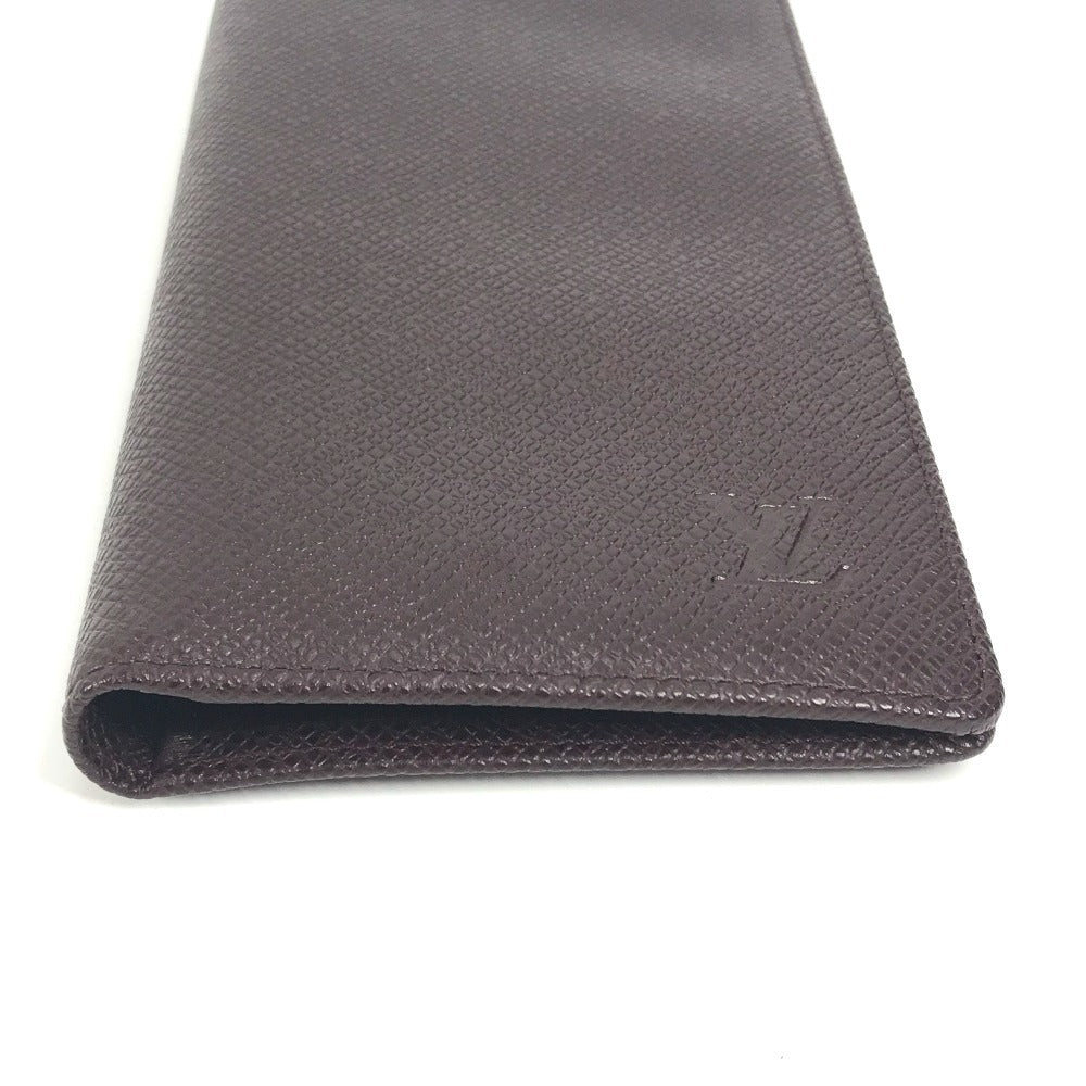LOUIS VUITTON Long Wallet Purse M30396 Taiga Leather purple Taiga Porto Valur Cult Credit