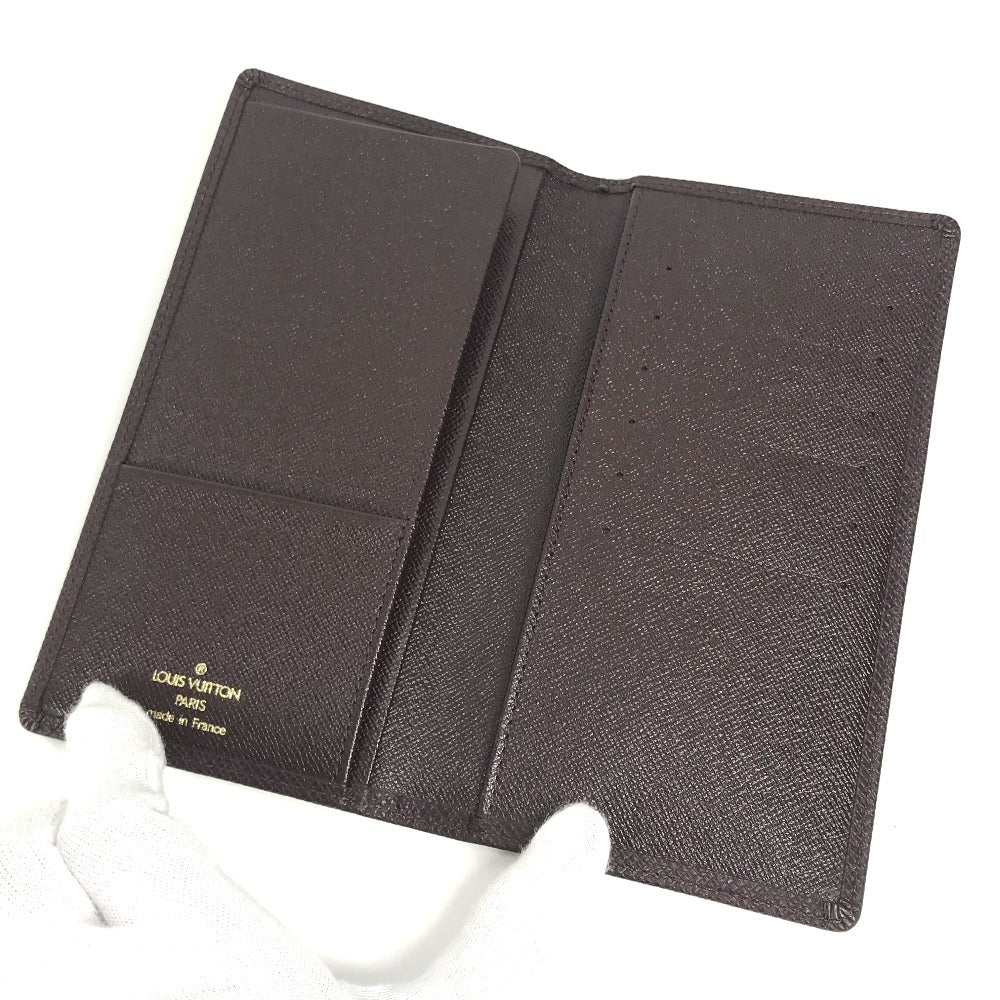 LOUIS VUITTON Long Wallet Purse M30396 Taiga Leather purple Taiga Porto Valur Cult Credit