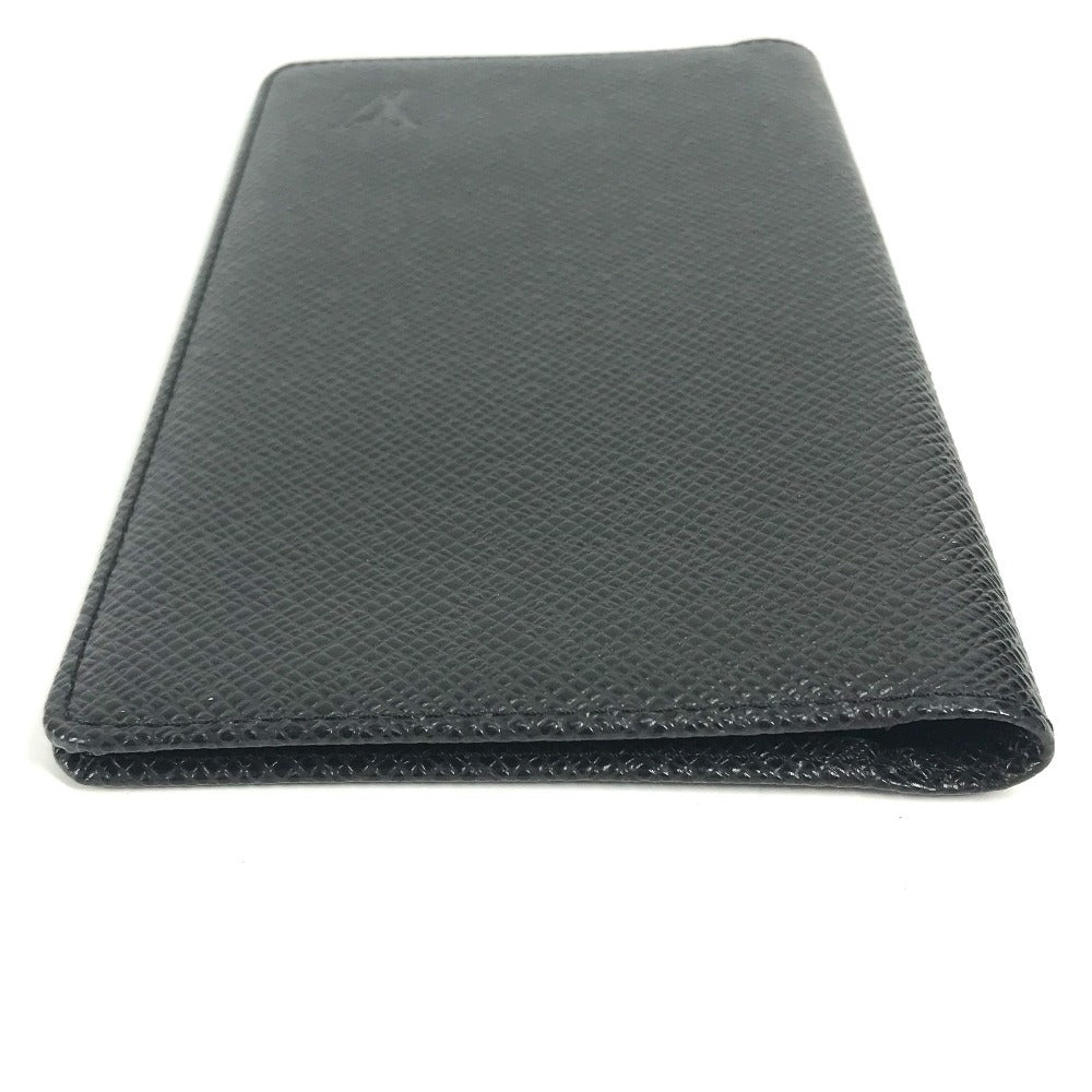 LOUIS VUITTON Notebook cover R20425 Taiga Leather black Taiga Agenda posh