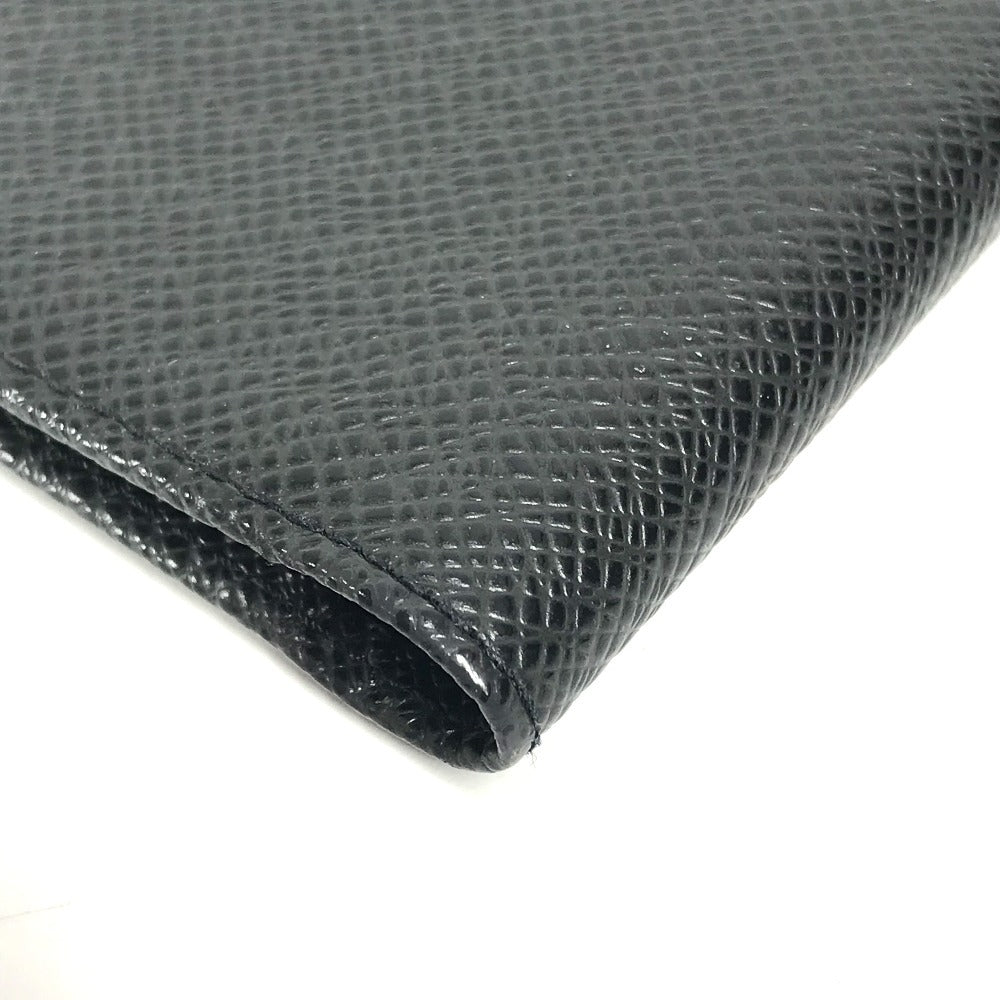 LOUIS VUITTON Notebook cover R20425 Taiga Leather black Taiga Agenda posh
