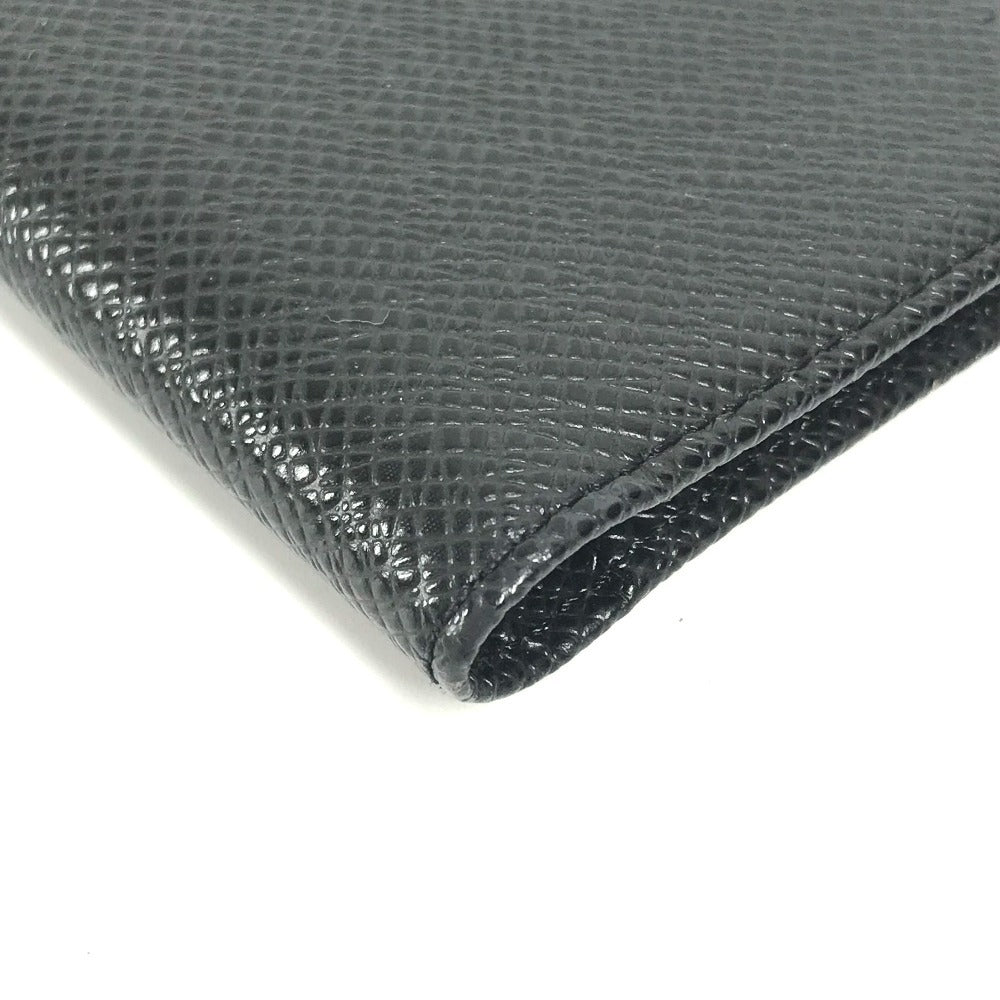 LOUIS VUITTON Notebook cover R20425 Taiga Leather black Taiga Agenda posh