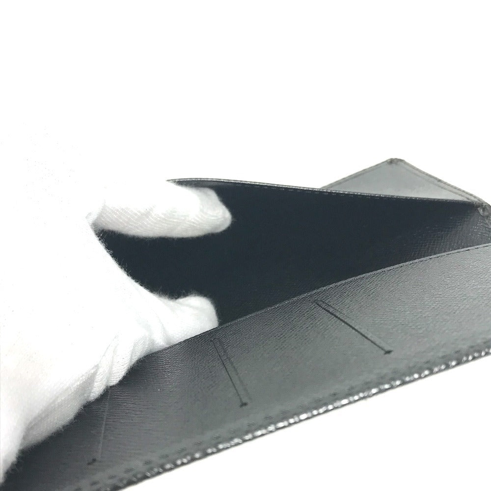 LOUIS VUITTON Notebook cover R20425 Taiga Leather black Taiga Agenda posh