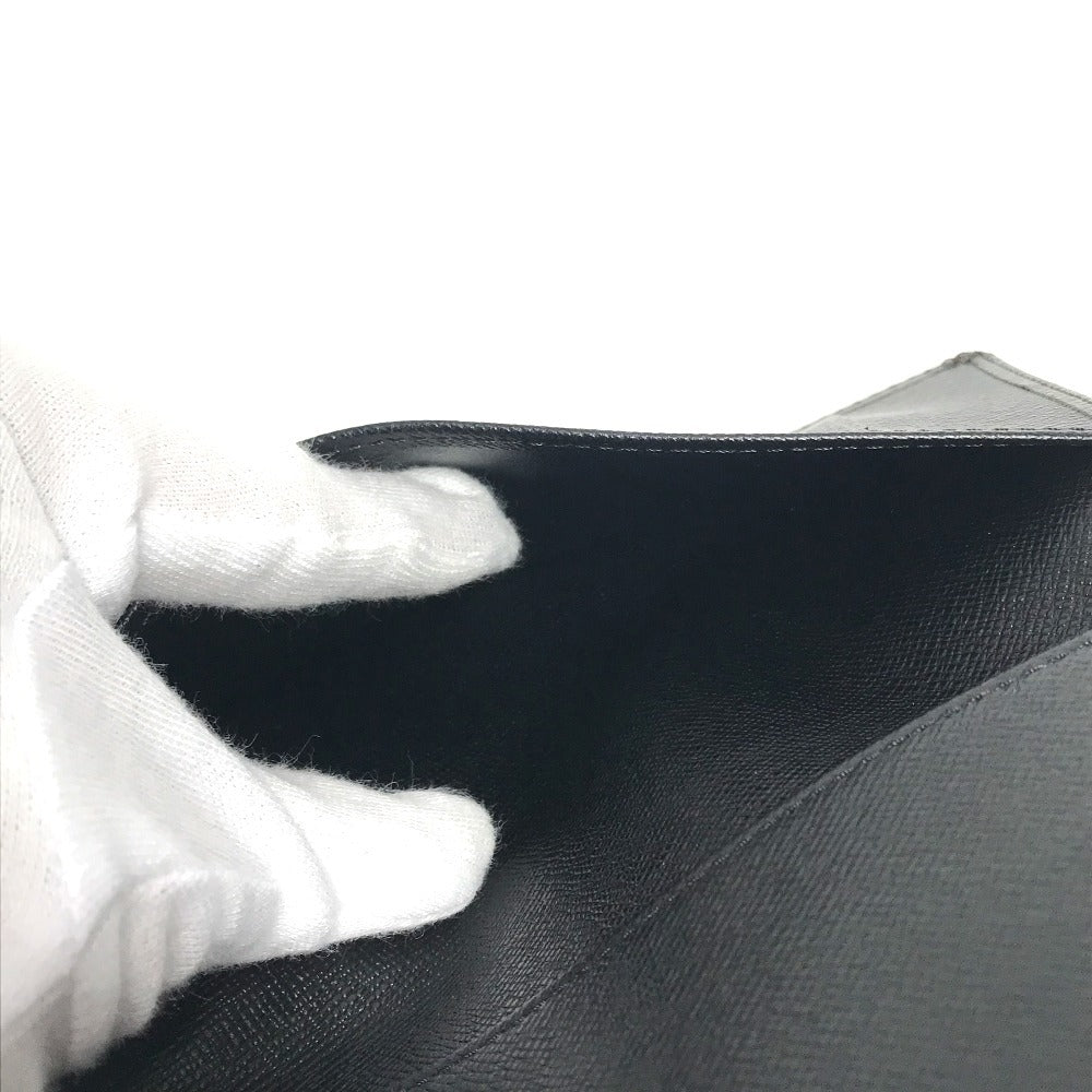 LOUIS VUITTON Notebook cover R20425 Taiga Leather black Taiga Agenda posh