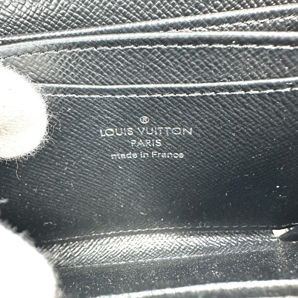 LOUIS VUITTON Coin case M63721 Epi Leather black Epi LV Stories Heart Zip around purse
