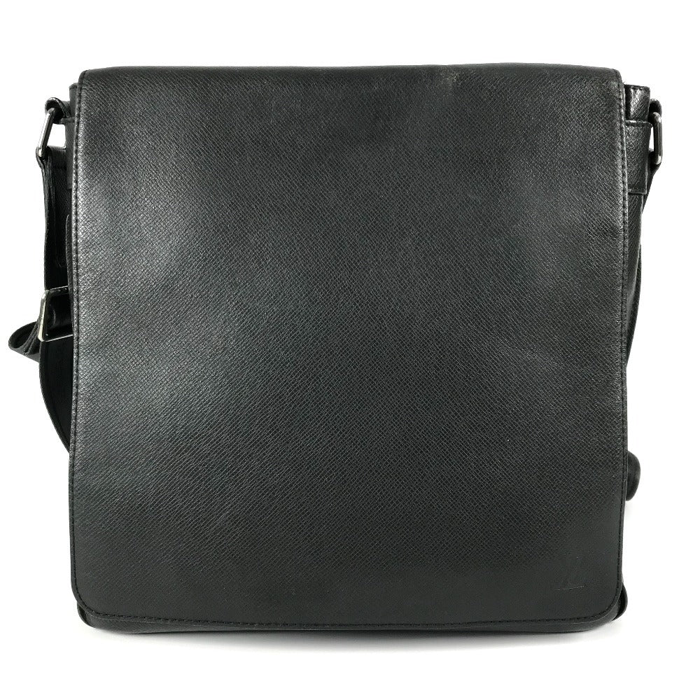 LOUIS VUITTON Shoulder Bag M32702 Taiga Leather black Taiga Milo