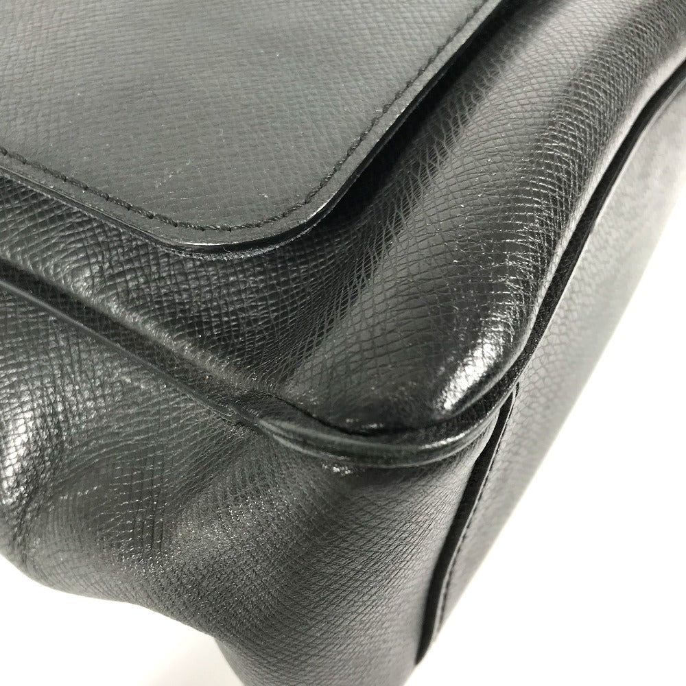 LOUIS VUITTON Shoulder Bag M32702 Taiga Leather black Taiga Milo