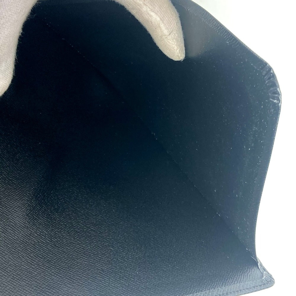 LOUIS VUITTON Notebook cover R20232 Taiga Leather black Taiga Agenda GM