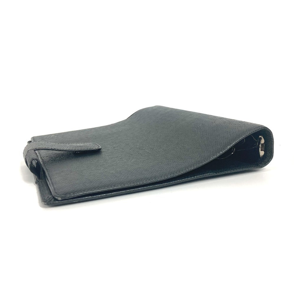 LOUIS VUITTON Notebook cover R20232 Taiga Leather black Taiga Agenda GM