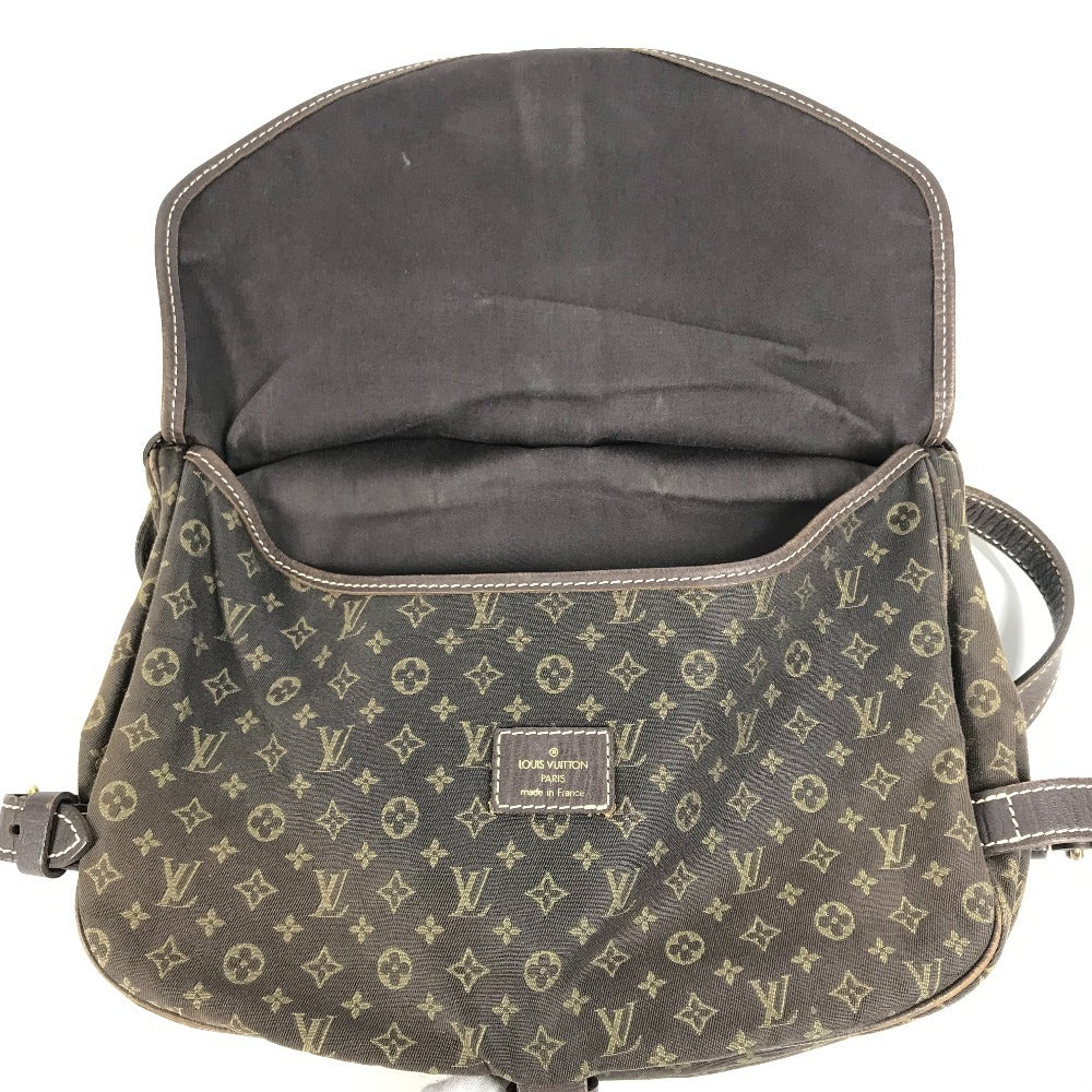 LOUIS VUITTON Shoulder Bag M95227 Monogram Mini-LinCanvas Brown Monogram mini run Saumur 30