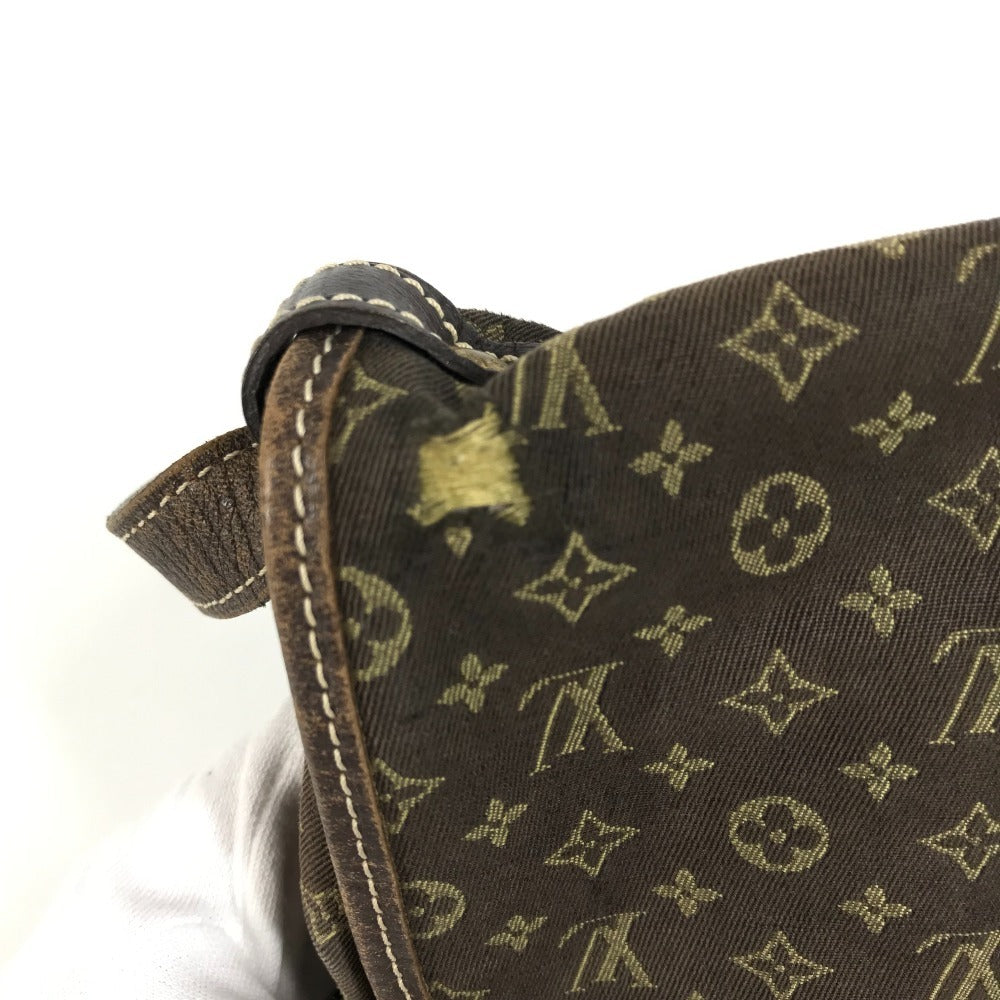 LOUIS VUITTON Shoulder Bag M95227 Monogram Mini-LinCanvas Brown Monogram mini run Saumur 30