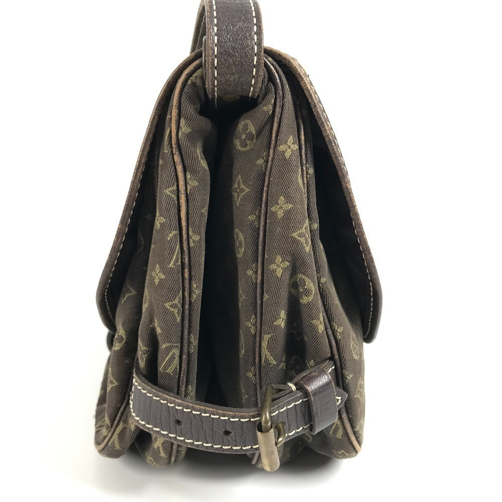 LOUIS VUITTON Shoulder Bag M95227 Monogram Mini-LinCanvas Brown Monogram mini run Saumur 30