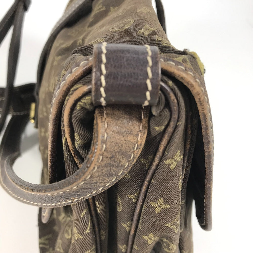 LOUIS VUITTON Shoulder Bag M95227 Monogram Mini-LinCanvas Brown Monogram mini run Saumur 30