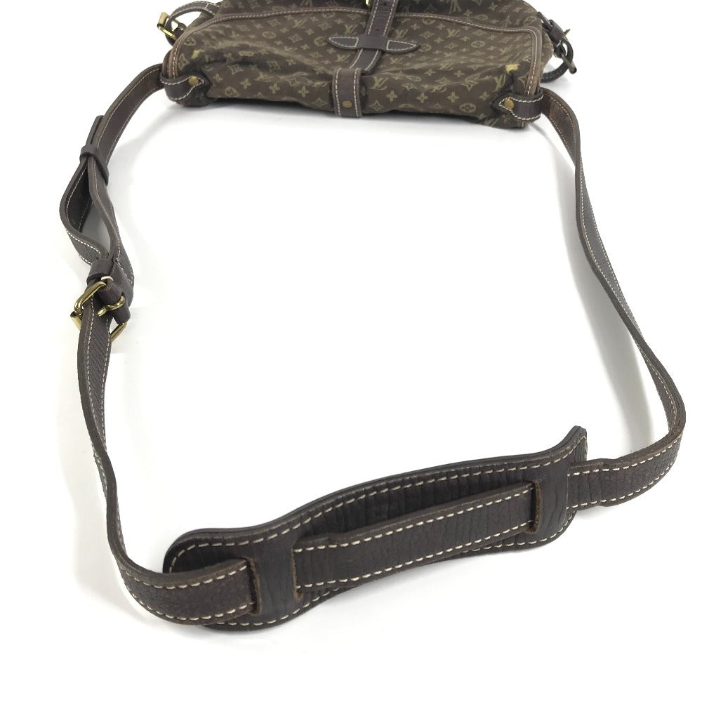 LOUIS VUITTON Shoulder Bag M95227 Monogram Mini-LinCanvas Brown Monogram mini run Saumur 30