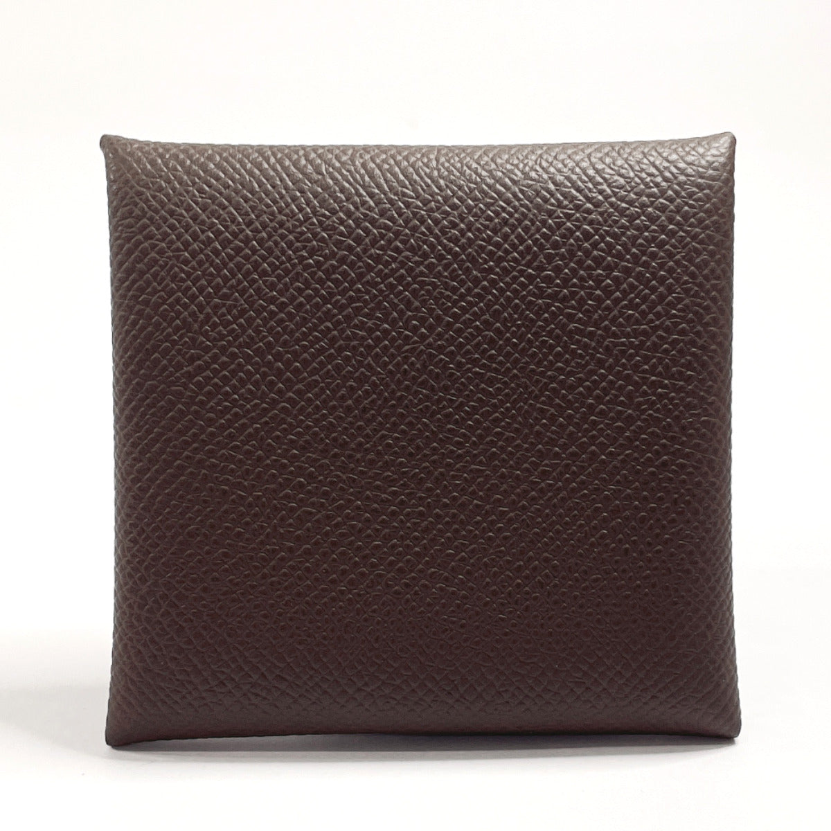 HERMES Coin case Epsom Dark brown Bastia