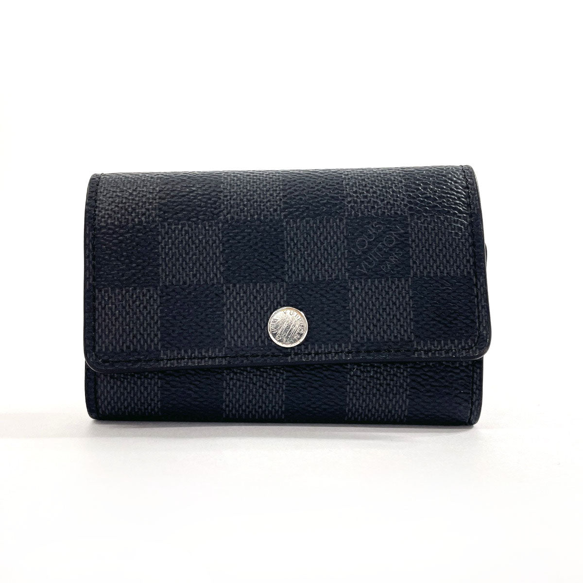 LOUIS VUITTON Key case Key holder N62662 Damier Grafitte black Multicles 6 mens Used Authentic