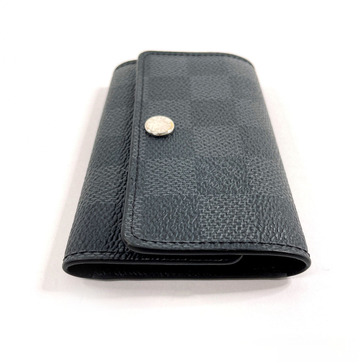 LOUIS VUITTON Key case Key holder N62662 Damier Grafitte black Multicles 6 mens Used Authentic