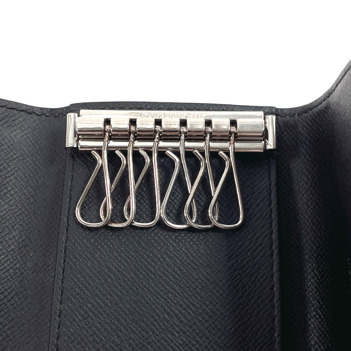 LOUIS VUITTON Key case Key holder N62662 Damier Grafitte black Multicles 6 mens Used Authentic