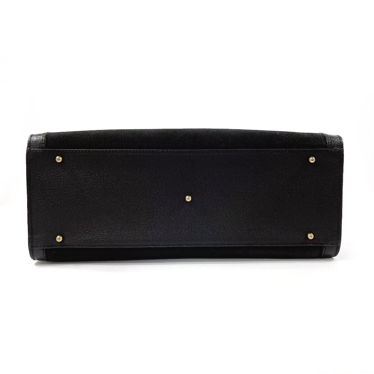 GUCCI Handbag 002・1186・0260 Suede, Leather black Bamboo