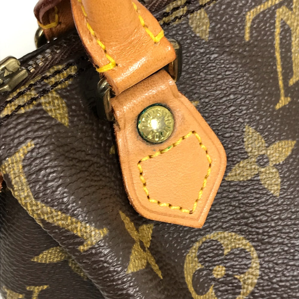 LOUIS VUITTON Handbag M41534 Monogram canvas Brown Monogram Mini speedy Women Used Authentic