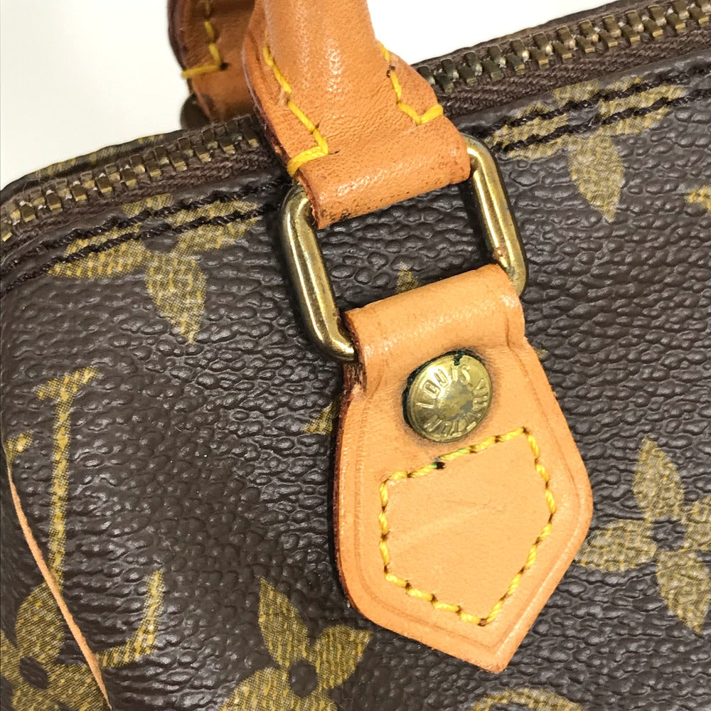 LOUIS VUITTON Handbag M41534 Monogram canvas Brown Monogram Mini speedy Women Used Authentic