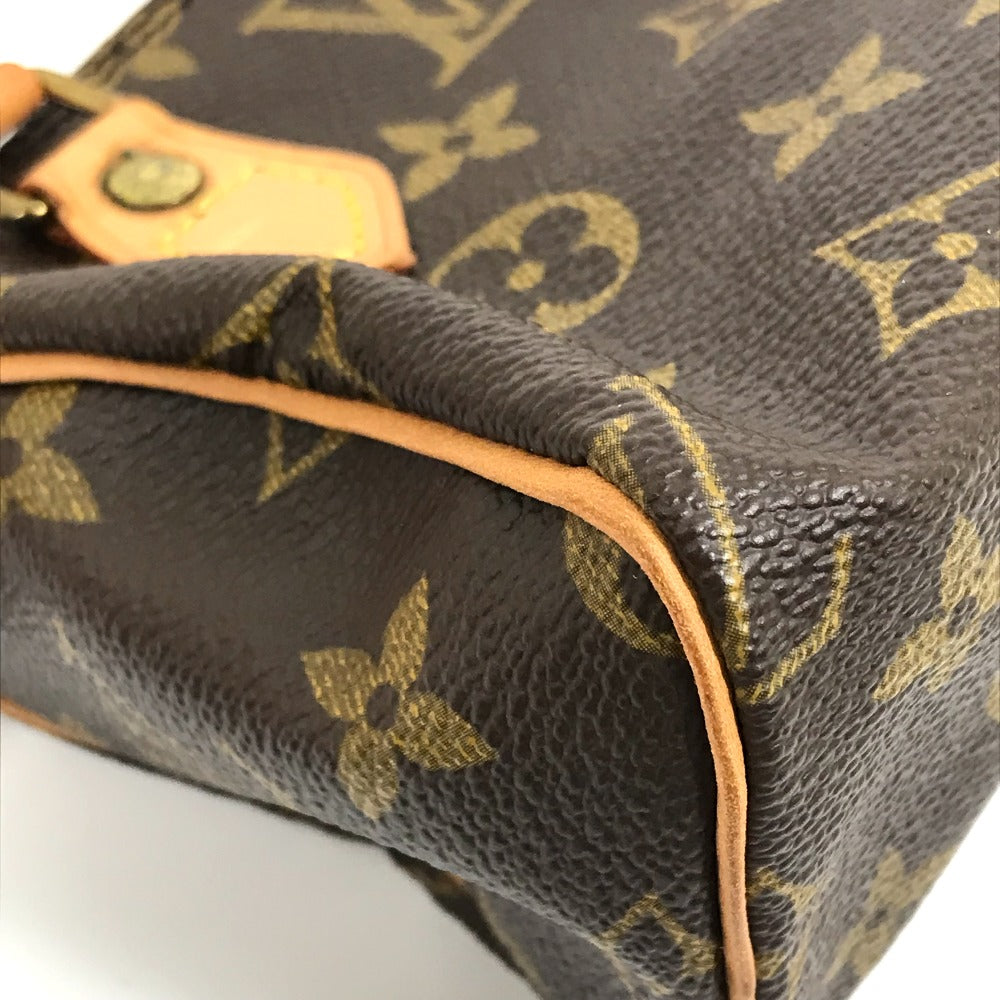 LOUIS VUITTON Handbag M41534 Monogram canvas Brown Monogram Mini speedy Women Used Authentic