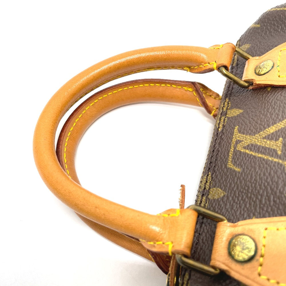 LOUIS VUITTON Handbag M41534 Monogram canvas Brown Monogram Mini speedy Women Used Authentic
