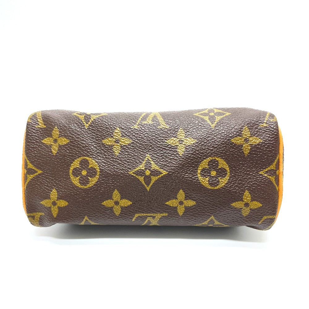 LOUIS VUITTON Handbag M41534 Monogram canvas Brown Monogram Mini speedy Women Used Authentic