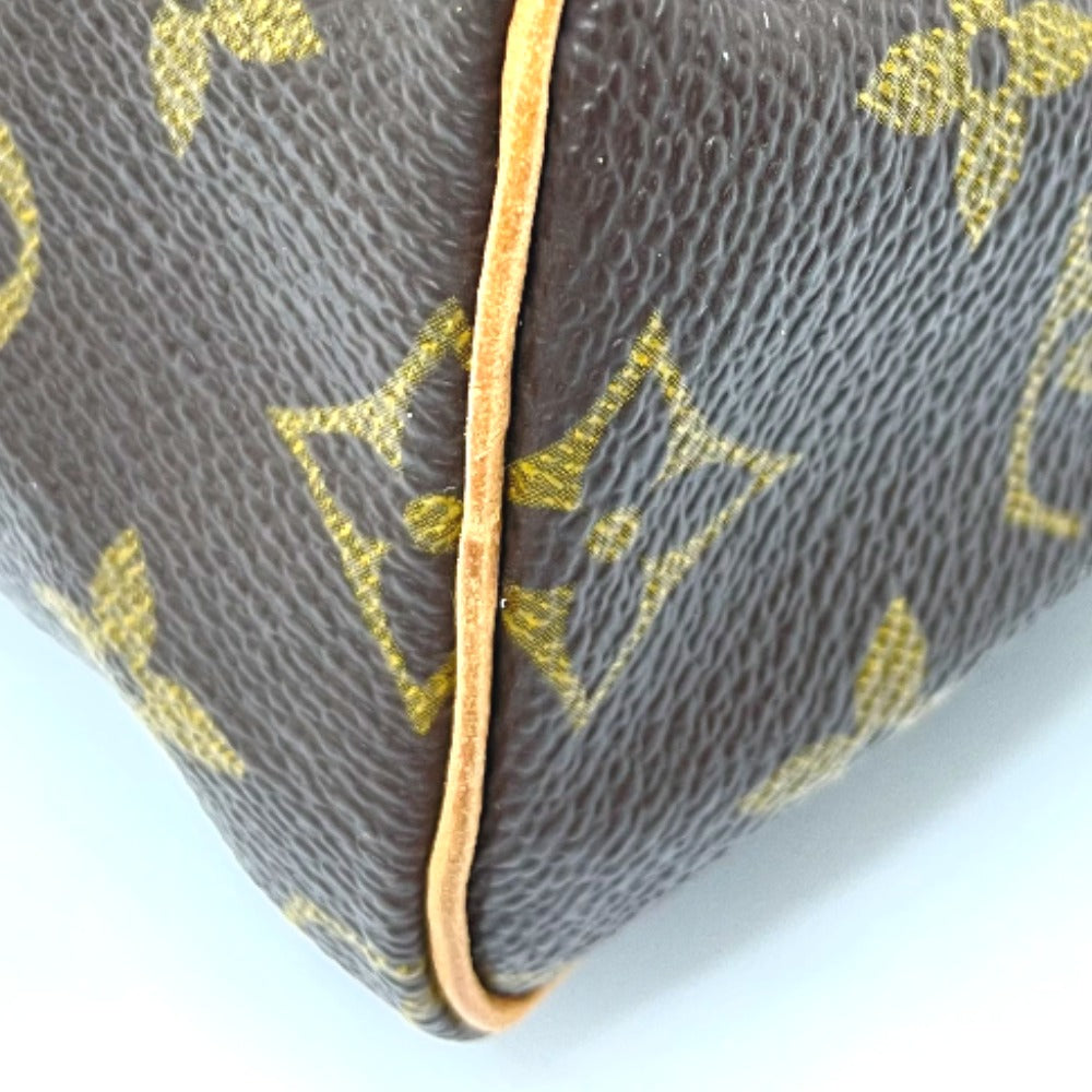 LOUIS VUITTON Handbag M41534 Monogram canvas Brown Monogram Mini speedy Women Used Authentic