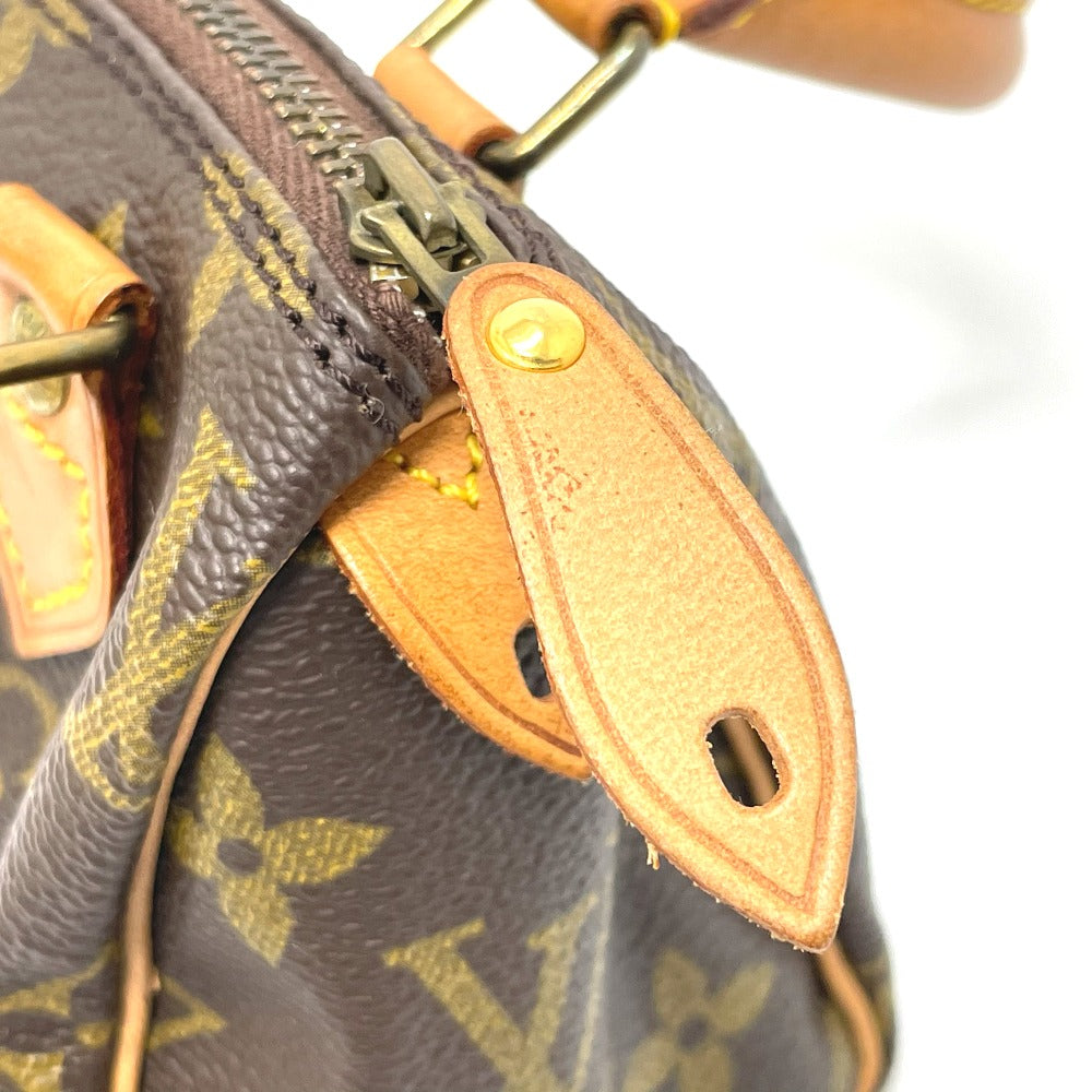 LOUIS VUITTON Handbag M41534 Monogram canvas Brown Monogram Mini speedy Women Used Authentic