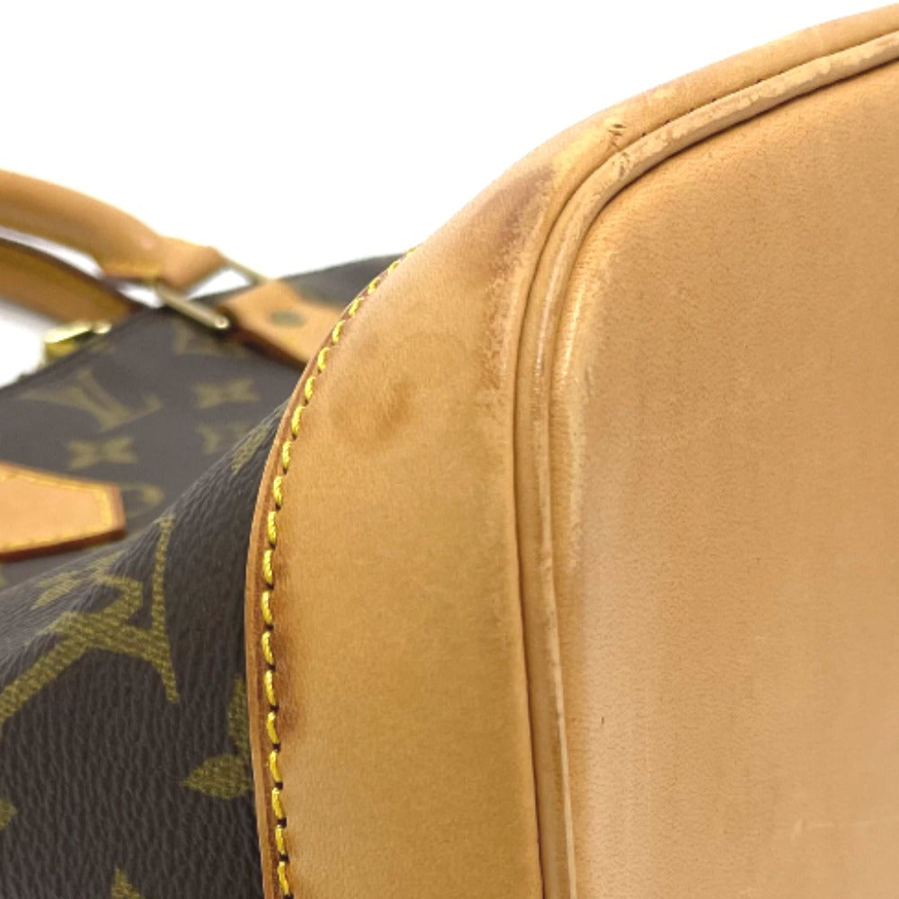 LOUIS VUITTON Handbag M51130 Monogram canvas Brown Monogram Alma Women Used Authentic