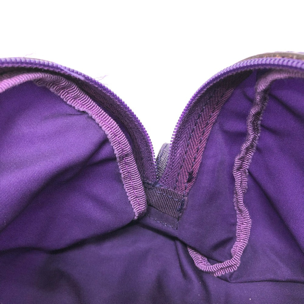 PRADA Pouch Nylon purple Triangle logo accessory case