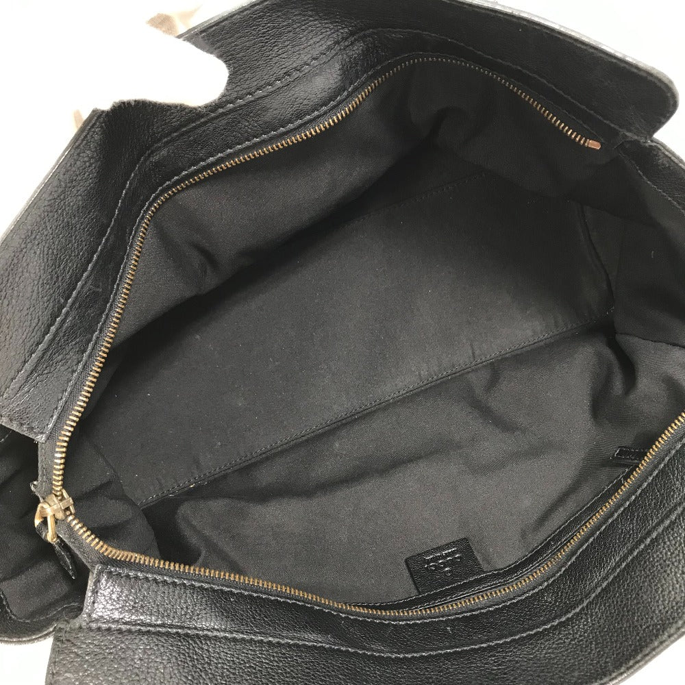 GUCCI Handbag 121551 leather black Interlocking G blondie studs
