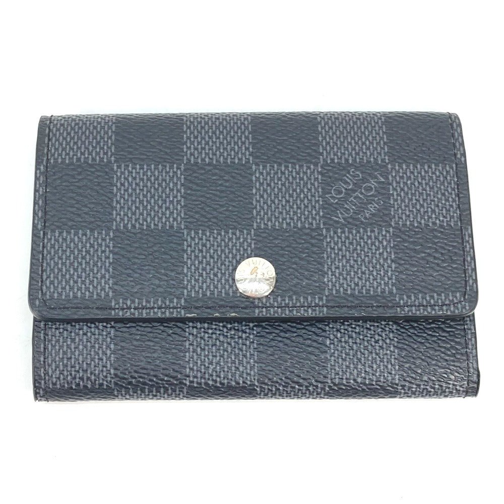 LOUIS VUITTON Key case Key holder N62662 Damier Grafitto Canvas black Damier Grafitte Multicles 6